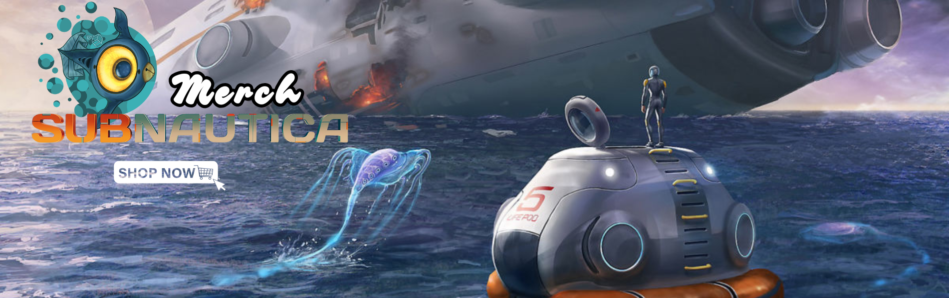 Subnautica Merch banner - Subnautica Merch