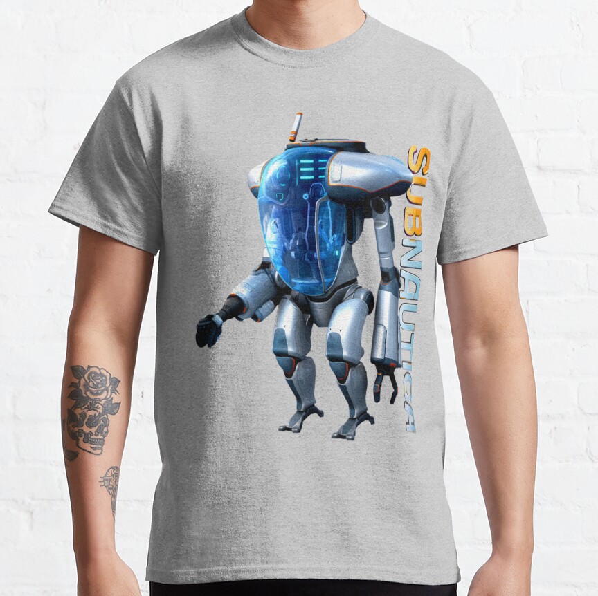 ssrcoclassic_teemensheather_greyfront_altsquare_product1000x1000.u1-12 ssrcoclassic teemensheather greyfront altsquare product1000x1000.u1 12 - Subnautica Merch