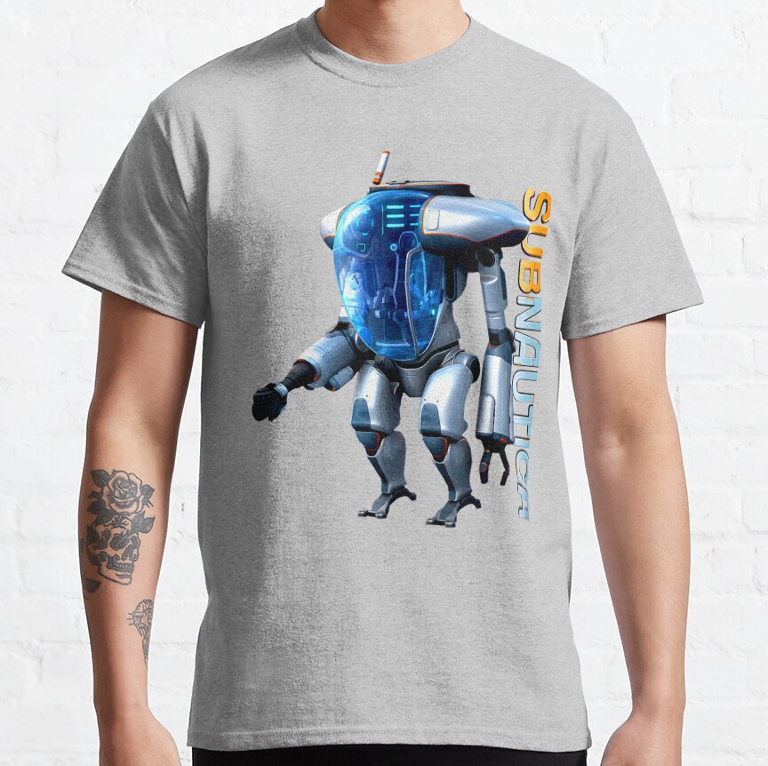 ssrcoclassic_teemensheather_greyfront_altsquare_product1000x1000.u1-19 ssrcoclassic teemensheather greyfront altsquare product1000x1000.u1 19 - Subnautica Merch