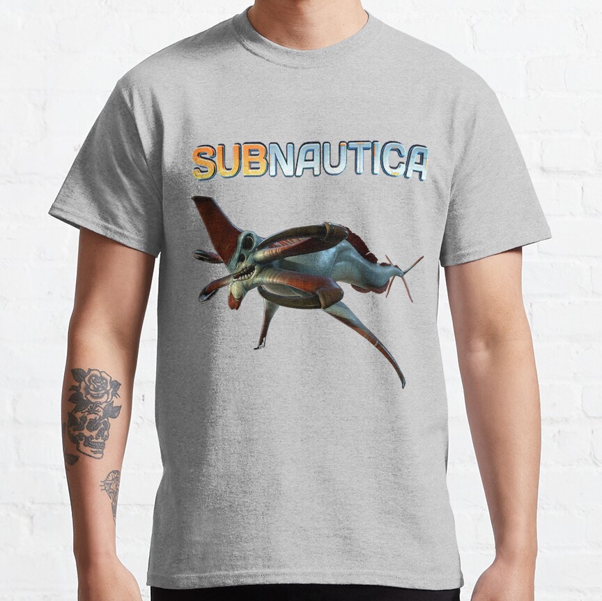 ssrcoclassic_teemensheather_greyfront_altsquare_product1000x1000.u1-5 ssrcoclassic teemensheather greyfront altsquare product1000x1000.u1 5 - Subnautica Merch