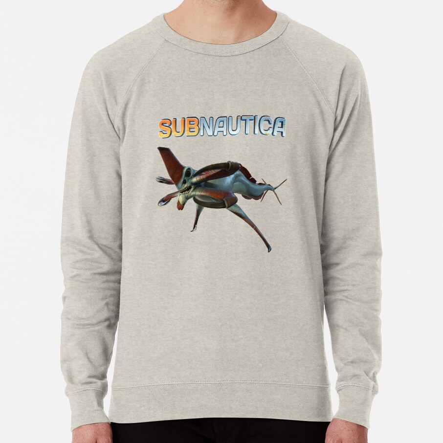 ssrcolightweight_sweatshirtmensoatmeal_heatherfrontsquare_productx1000-bgf8f8f8-8 ssrcolightweight sweatshirtmensoatmeal heatherfrontsquare productx1000 bgf8f8f8 8 - Subnautica Merch