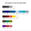 tank top color chart - Subnautica Merch